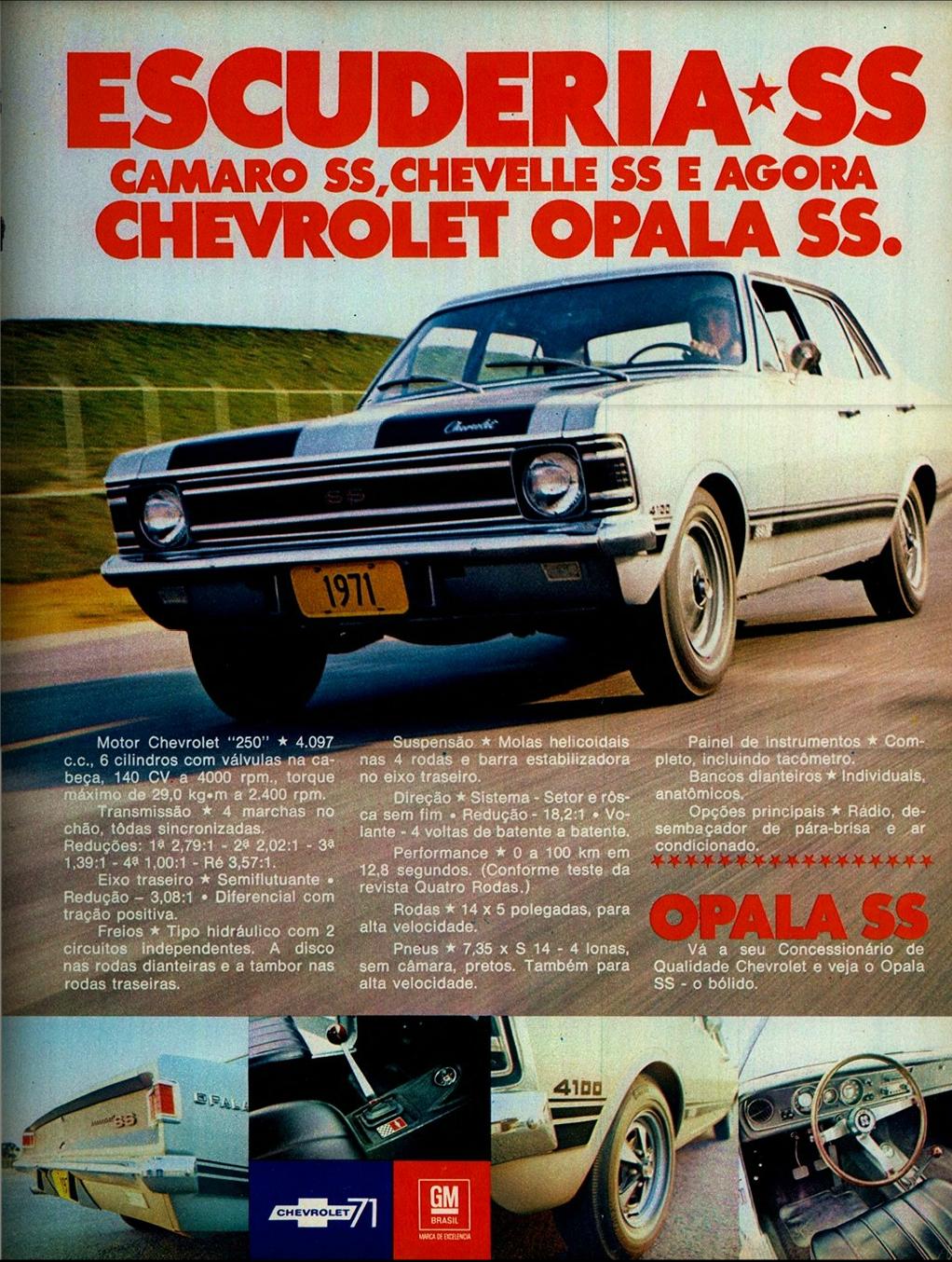 O Chevrolet Opala deixou um